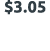 $3.05